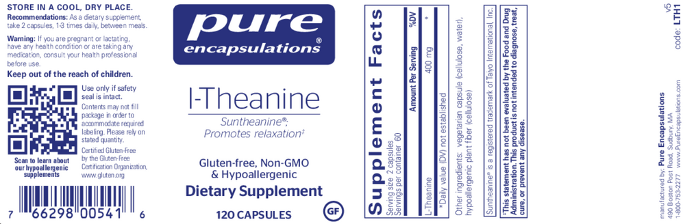 L-Theanine, 400 mg