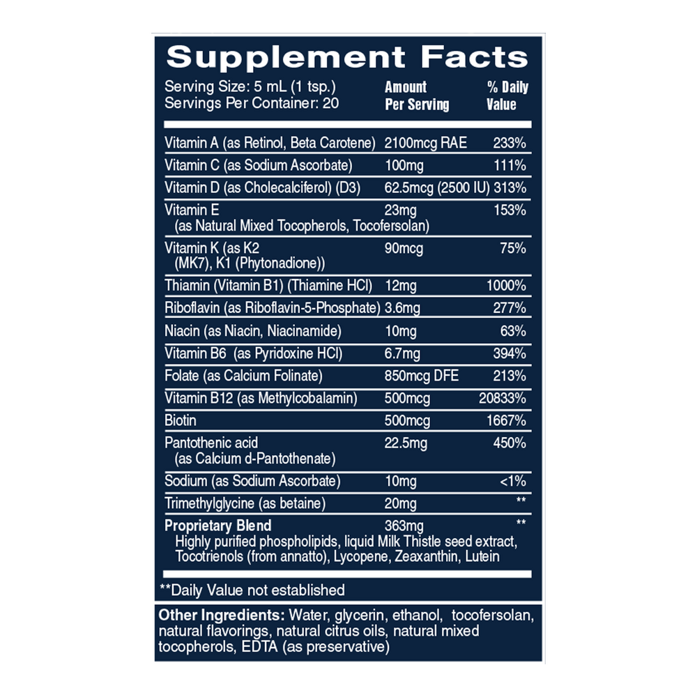 Ultra Vitamin (Liquid Multivitamin - Unflavored)