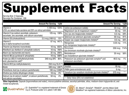 ActivNutrients Without Iron (Multivitamin)