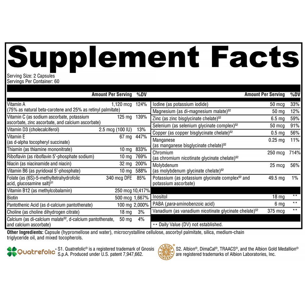 ActivNutrients Without Iron (Multivitamin)
