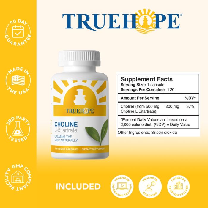 Truehope Choline L-Bitartrate