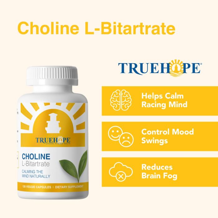 Truehope Choline L-Bitartrate