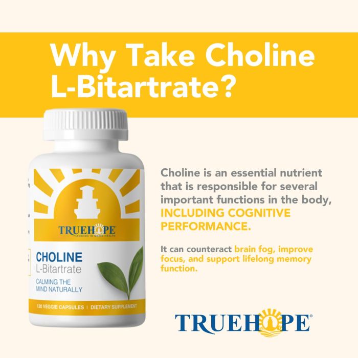 Truehope Choline L-Bitartrate