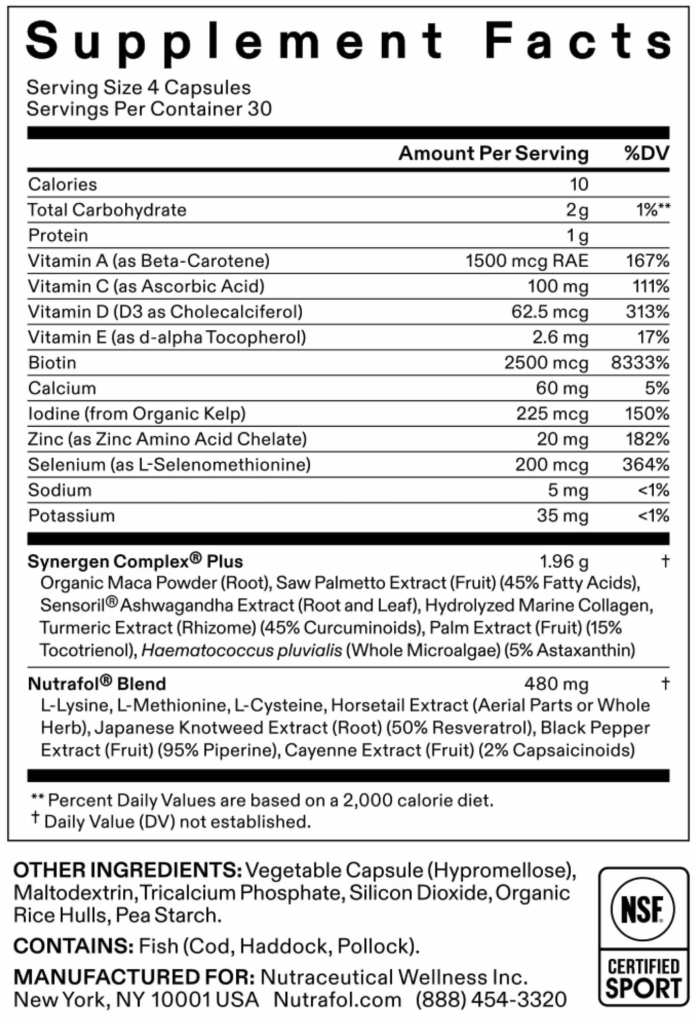 Nutrafol Women’s Balance - Hair Growth Pack 3 months supply